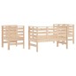 vidaXL 3-tlg. Garten-Lounge-Set Massivholz Kiefer vidaXL 3-tlg. Garten-Lounge-Set Massivholz Kiefer
