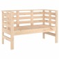 vidaXL Gartenbank 111,5x53x71 cm Massivholz Kiefer vidaXL Gartenbank 111,5x53x71 cm Massivholz Kiefer