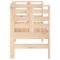 vidaXL Gartenbank 111,5x53x71 cm Massivholz Kiefer vidaXL Gartenbank 111,5x53x71 cm Massivholz Kiefer