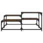 vidaXL Couchtisch Braun Eichen-Optik 87,5x87,5x40 cm Holzwerkstoff vidaXL Couchtisch Braun Eichen-Optik 87,5x87,5x40 cm Holzwerkstoff