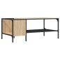 vidaXL Couchtisch mit Regal Sonoma-Eiche 100x51x40 cm Holzwerkstoff vidaXL Couchtisch mit Regal Sonoma-Eiche 100x51x40 cm Holzwerkstoff