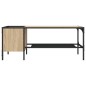 vidaXL Couchtisch mit Regal Sonoma-Eiche 100x51x40 cm Holzwerkstoff vidaXL Couchtisch mit Regal Sonoma-Eiche 100x51x40 cm Holzwerkstoff