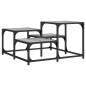 vidaXL Couchtisch Grau Sonoma 68x68x40 cm Holzwerkstoff