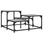 vidaXL Couchtisch Grau Sonoma 68x68x40 cm Holzwerkstoff