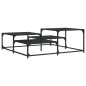 vidaXL Couchtisch Schwarz 107x107x40 cm Holzwerkstoff vidaXL Couchtisch Schwarz 107x107x40 cm Holzwerkstoff