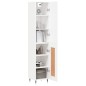 Highboard Weiß 34,5x34x180 cm Holzwerkstoff Highboard Weiß 34,5x34x180 cm Holzwerkstoff