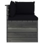 vidaXL Garten-Palettensofa 2-Sitzer mit Kissen Kiefer Massivholz vidaXL Garten-Palettensofa 2-Sitzer mit Kissen Kiefer Massivholz