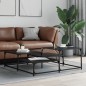 vidaXL Couchtisch Schwarz 107x107x40 cm Holzwerkstoff vidaXL Couchtisch Schwarz 107x107x40 cm Holzwerkstoff