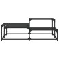 vidaXL Couchtisch Schwarz 107x107x40 cm Holzwerkstoff vidaXL Couchtisch Schwarz 107x107x40 cm Holzwerkstoff