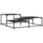 vidaXL Couchtisch Schwarz 107x107x40 cm Holzwerkstoff vidaXL Couchtisch Schwarz 107x107x40 cm Holzwerkstoff