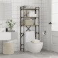 vidaXL Waschmaschinenregal Sonoma-Eiche 67x25x163 cm Holzwerkstoff vidaXL Waschmaschinenregal Sonoma-Eiche 67x25x163 cm Holzwerkstoff