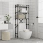 vidaXL Waschmaschinenregal Grau Sonoma 67x25x163 cm Holzwerkstoff vidaXL Waschmaschinenregal Grau Sonoma 67x25x163 cm Holzwerkstoff