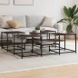 vidaXL Couchtisch Braun Eichen-Optik 121x121x40 cm Holzwerkstoff vidaXL Couchtisch Braun Eichen-Optik 121x121x40 cm Holzwerkstoff