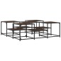 vidaXL Couchtisch Braun Eichen-Optik 121x121x40 cm Holzwerkstoff vidaXL Couchtisch Braun Eichen-Optik 121x121x40 cm Holzwerkstoff