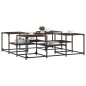 vidaXL Couchtisch Räuchereiche 121x121x40 cm Holzwerkstoff vidaXL Couchtisch Räuchereiche 121x121x40 cm Holzwerkstoff