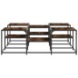 vidaXL Couchtisch Räuchereiche 121x121x40 cm Holzwerkstoff vidaXL Couchtisch Räuchereiche 121x121x40 cm Holzwerkstoff