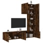 vidaXL 5-tlg. Wohnwand Räuchereiche Holzwerkstoff vidaXL 5-tlg. Wohnwand Räuchereiche Holzwerkstoff