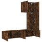 vidaXL 5-tlg. Wohnwand Räuchereiche Holzwerkstoff vidaXL 5-tlg. Wohnwand Räuchereiche Holzwerkstoff