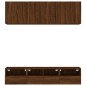 vidaXL 5-tlg. Wohnwand Braun Eichen-Optik Holzwerkstoff vidaXL 5-tlg. Wohnwand Braun Eichen-Optik Holzwerkstoff