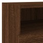 vidaXL 5-tlg. Wohnwand Braun Eichen-Optik Holzwerkstoff vidaXL 5-tlg. Wohnwand Braun Eichen-Optik Holzwerkstoff