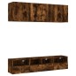 vidaXL 5-tlg. Wohnwand Räuchereiche Holzwerkstoff vidaXL 5-tlg. Wohnwand Räuchereiche Holzwerkstoff