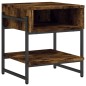 vidaXL Couchtisch Räuchereiche 40x40x45 cm Holzwerkstoff vidaXL Couchtisch Räuchereiche 40x40x45 cm Holzwerkstoff