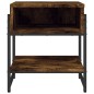 vidaXL Couchtisch Räuchereiche 40x40x45 cm Holzwerkstoff vidaXL Couchtisch Räuchereiche 40x40x45 cm Holzwerkstoff