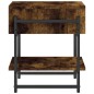 vidaXL Couchtisch Räuchereiche 40x40x45 cm Holzwerkstoff vidaXL Couchtisch Räuchereiche 40x40x45 cm Holzwerkstoff