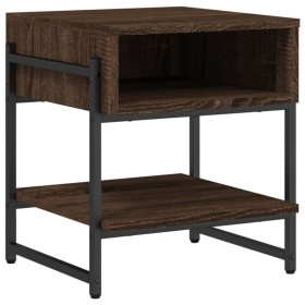 vidaXL Couchtisch Braun Eichen-Optik 40x40x45 cm Holzwerkstoff