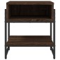 vidaXL Couchtisch Braun Eichen-Optik 40x40x45 cm Holzwerkstoff vidaXL Couchtisch Braun Eichen-Optik 40x40x45 cm Holzwerkstoff