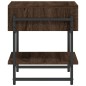 vidaXL Couchtisch Braun Eichen-Optik 40x40x45 cm Holzwerkstoff vidaXL Couchtisch Braun Eichen-Optik 40x40x45 cm Holzwerkstoff
