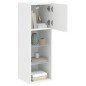 vidaXL TV-Schränke mit LED-Leuchten 2 Stk. Weiß 30,5x30x90 cm vidaXL TV-Schränke mit LED-Leuchten 2 Stk. Weiß 30,5x30x90 cm