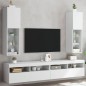 vidaXL TV-Schränke mit LED-Leuchten 2 Stk. Weiß 30,5x30x102 cm vidaXL TV-Schränke mit LED-Leuchten 2 Stk. Weiß 30,5x30x102 cm