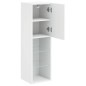 vidaXL TV-Schränke mit LED-Leuchten 2 Stk. Weiß 30,5x30x102 cm vidaXL TV-Schränke mit LED-Leuchten 2 Stk. Weiß 30,5x30x102 cm