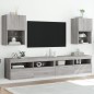 vidaXL TV-Schränke mit LED-Leuchten 2 Stk. Grau Sonoma 40,5x30x60 cm vidaXL TV-Schränke mit LED-Leuchten 2 Stk. Grau Sonoma 40,5x30x60 cm