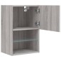 vidaXL TV-Schränke mit LED-Leuchten 2 Stk. Grau Sonoma 40,5x30x60 cm vidaXL TV-Schränke mit LED-Leuchten 2 Stk. Grau Sonoma 40,5x30x60 cm