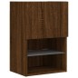 vidaXL TV-Schränke mit LED-Leuchten 2 Stk. Braun Eichen-Optik vidaXL TV-Schränke mit LED-Leuchten 2 Stk. Braun Eichen-Optik