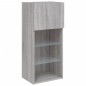 vidaXL TV-Schränke mit LED-Leuchten 2 Stk. Grau Sonoma 40,5x30x90 cm vidaXL TV-Schränke mit LED-Leuchten 2 Stk. Grau Sonoma 40,5x30x90 cm