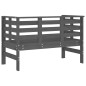 vidaXL Gartenbank Grau 111,5x53x71 cm Massivholz Kiefer vidaXL Gartenbank Grau 111,5x53x71 cm Massivholz Kiefer