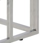 vidaXL Konsolentisch Silbern Edelstahl und Hartglas vidaXL Konsolentisch Silbern Edelstahl und Hartglas