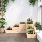 vidaXL Pflanzentreppe 4 Stufen 80,5x79x36 cm Massivholz Kiefer vidaXL Pflanzentreppe 4 Stufen 80,5x79x36 cm Massivholz Kiefer