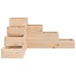 vidaXL Pflanzentreppe 4 Stufen 80,5x79x36 cm Massivholz Kiefer vidaXL Pflanzentreppe 4 Stufen 80,5x79x36 cm Massivholz Kiefer
