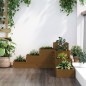 vidaXL Pflanzentreppe 4 Stufen 80,5x79x36 cm Honigbraun Massivholz vidaXL Pflanzentreppe 4 Stufen 80,5x79x36 cm Honigbraun Massivholz