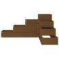 vidaXL Pflanzentreppe 4 Stufen 80,5x79x36 cm Honigbraun Massivholz vidaXL Pflanzentreppe 4 Stufen 80,5x79x36 cm Honigbraun Massivholz