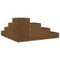 vidaXL Pflanzentreppe 4 Stufen 80,5x79x36 cm Honigbraun Massivholz vidaXL Pflanzentreppe 4 Stufen 80,5x79x36 cm Honigbraun Massivholz