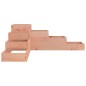 vidaXL Pflanzentreppe 4 Stufen 106x104,5x36 cm Massivholz Douglasie vidaXL Pflanzentreppe 4 Stufen 106x104,5x36 cm Massivholz Douglasie