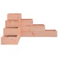 vidaXL Pflanzentreppe 4 Stufen 80,5x79x36 cm Massivholz Douglasie vidaXL Pflanzentreppe 4 Stufen 80,5x79x36 cm Massivholz Douglasie