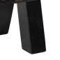 vidaXL Sitzbank Schwarz und Weiß 110x30x45 cm Echtes Ziegenleder vidaXL Sitzbank Schwarz und Weiß 110x30x45 cm Echtes Ziegenleder