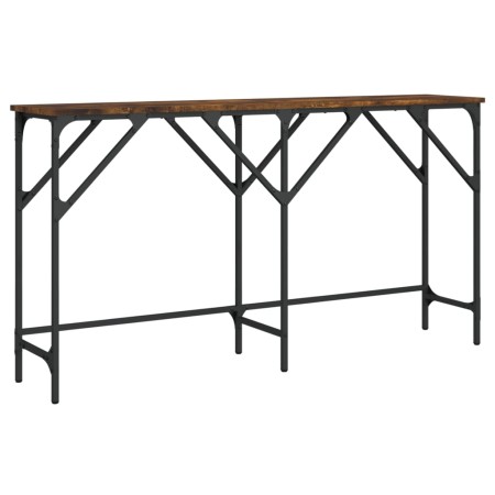 vidaXL Konsolentisch Räuchereiche 140x29x75 cm Holzwerkstoff
