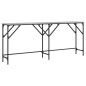 vidaXL Konsolentisch Grau Sonoma 180x29x75 cm Holzwerkstoff vidaXL Konsolentisch Grau Sonoma 180x29x75 cm Holzwerkstoff